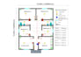 create 2d residential electrical wiring plan in cad
